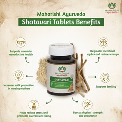 2 Pack- Maharishi Ayurveda SHATAVARI Tablets 60 Tabs FREE SHIP