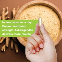 Organic Ashwagandha Capsules 1950mg Supplement w/ Black Pepper Root Powder