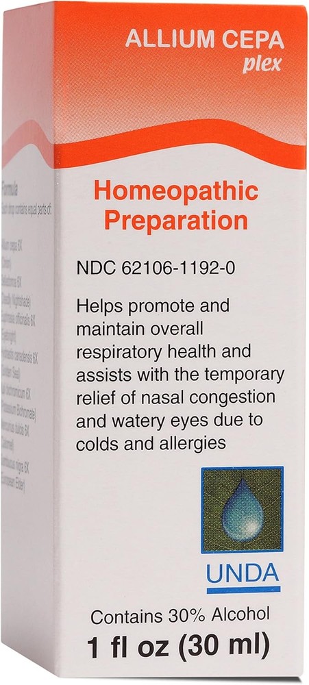 UNDA Allium Cepa Plex | Homeopathic Remedy to Help Temporarily Relieve…