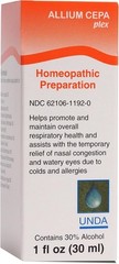 UNDA Allium Cepa Plex | Homeopathic Remedy to Help Temporarily Relieve…