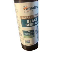 Himalaya Extra Strength Black Seed Oil 8 fl oz Cold Pressed Sealed Exp 04/2027