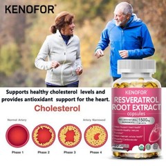 Trans-Resveratrol, High Solubility, Quercetin Extract, 30 To 120 Capsules