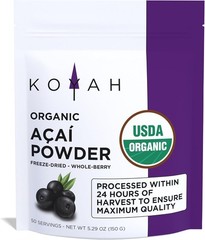 Organic Freeze-Dried Acai Powder – 5.29oz Zipper Pouch, & Allergen-Free