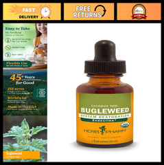 Organic Bugleweed Tincture – Liquid Extract for Endocrine Support, Vegan, Gluten