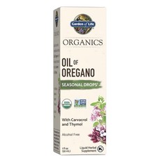 Garden of Life Organics OIL OF OREGANO Seasonal Drops Liquid Herbal Supplement
