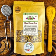 BLOOD CLEANING TEA – for all skin conditions by master herbalist 4oz