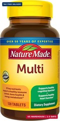 Nature Made Multivitamin Tablets with Iron, Multivitamin for Women and Men for D