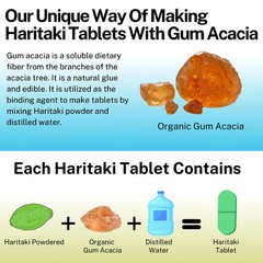 Dr. Dhoble’s Remedies USDA Organic Haritaki, No Extract, Vegan 90 Tablets