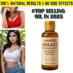 CURVE Breast Enhancement Oil – for Women and Men, Natural Growth and Plumping