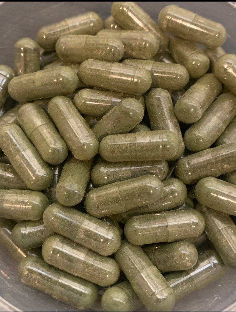 Organic Sea Moss Bladderwrack Yellow Dock Burdock Capsule Dr Sebi Approved 100ct