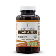 Secrets Of The Tribe Star Anise Capsules, 500 mg
