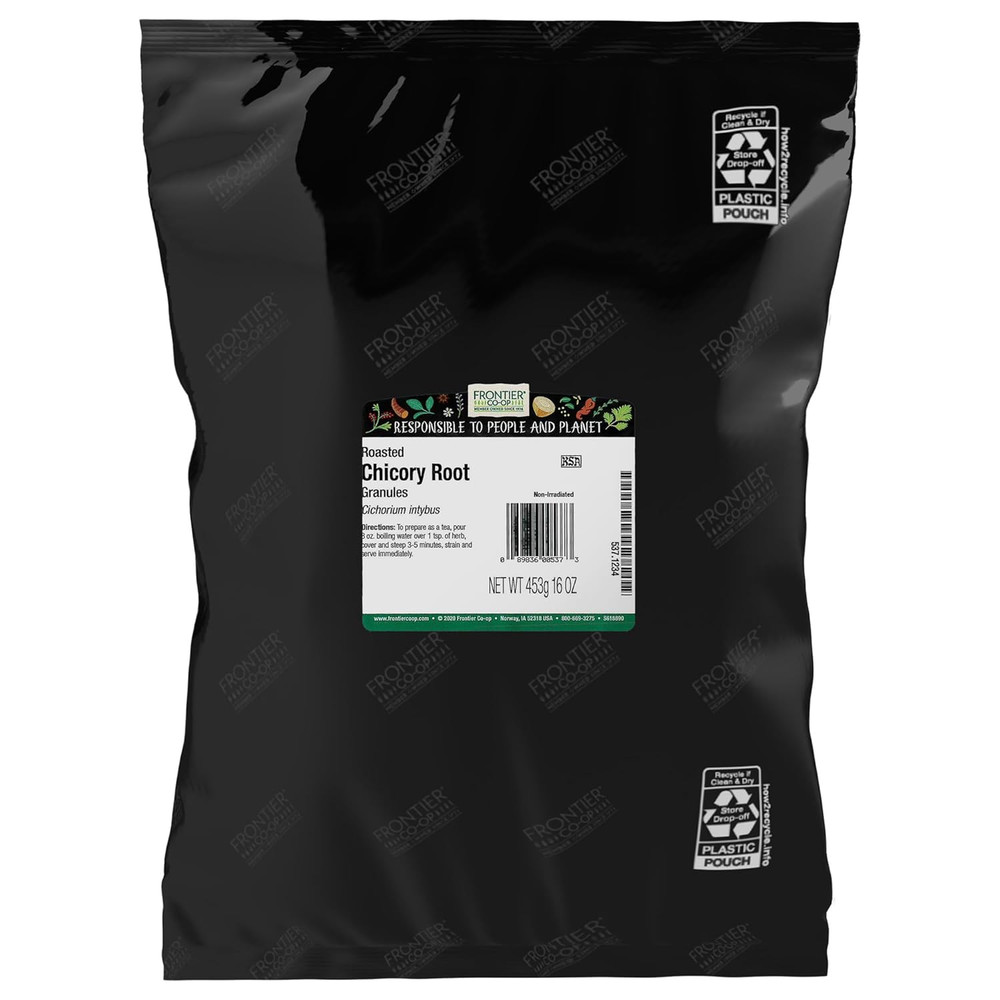 Roasted Chicory Root Granules 1Lb – Chicory Root Coffee Substitute Alternative