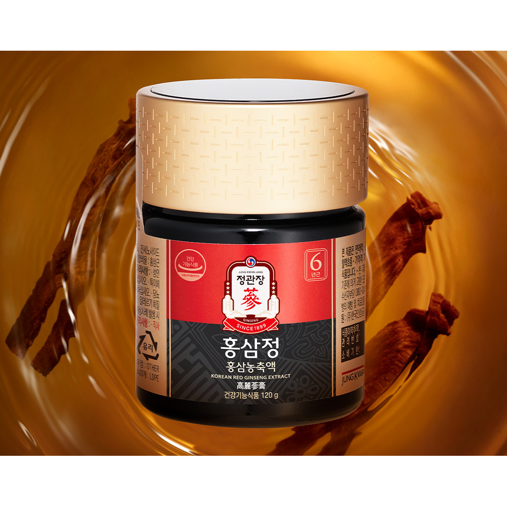 Jung Kwan Jang Korean Red Ginseng Extract 120g – 6 Year Root Supplement