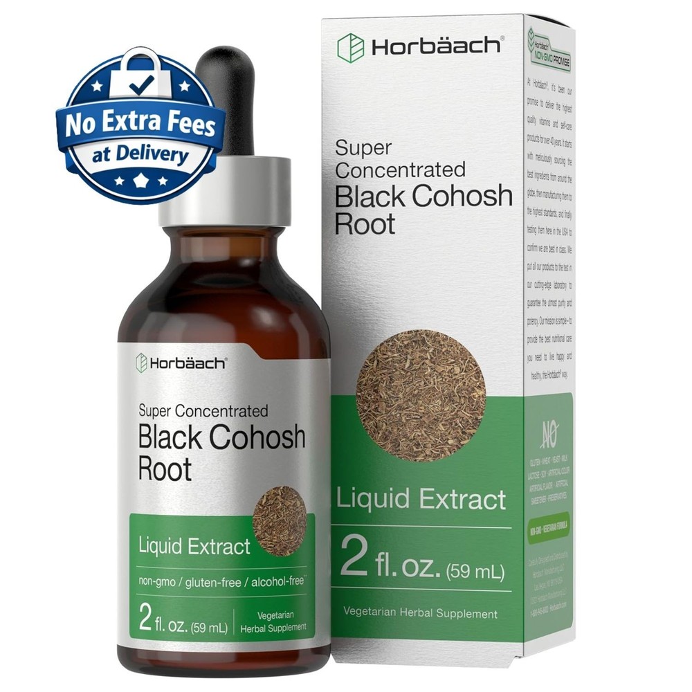 Extracto Líquido de Raíz de Cimicífuga Negra (Actaea racemosa) 2 oz Sin Alcohol