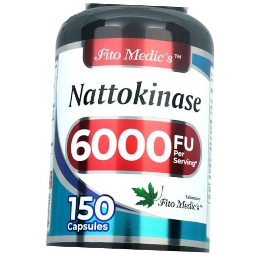 Lab – Nattokinase, Natto – 6000 FU of Enzyme per Serving, 150 Capsules