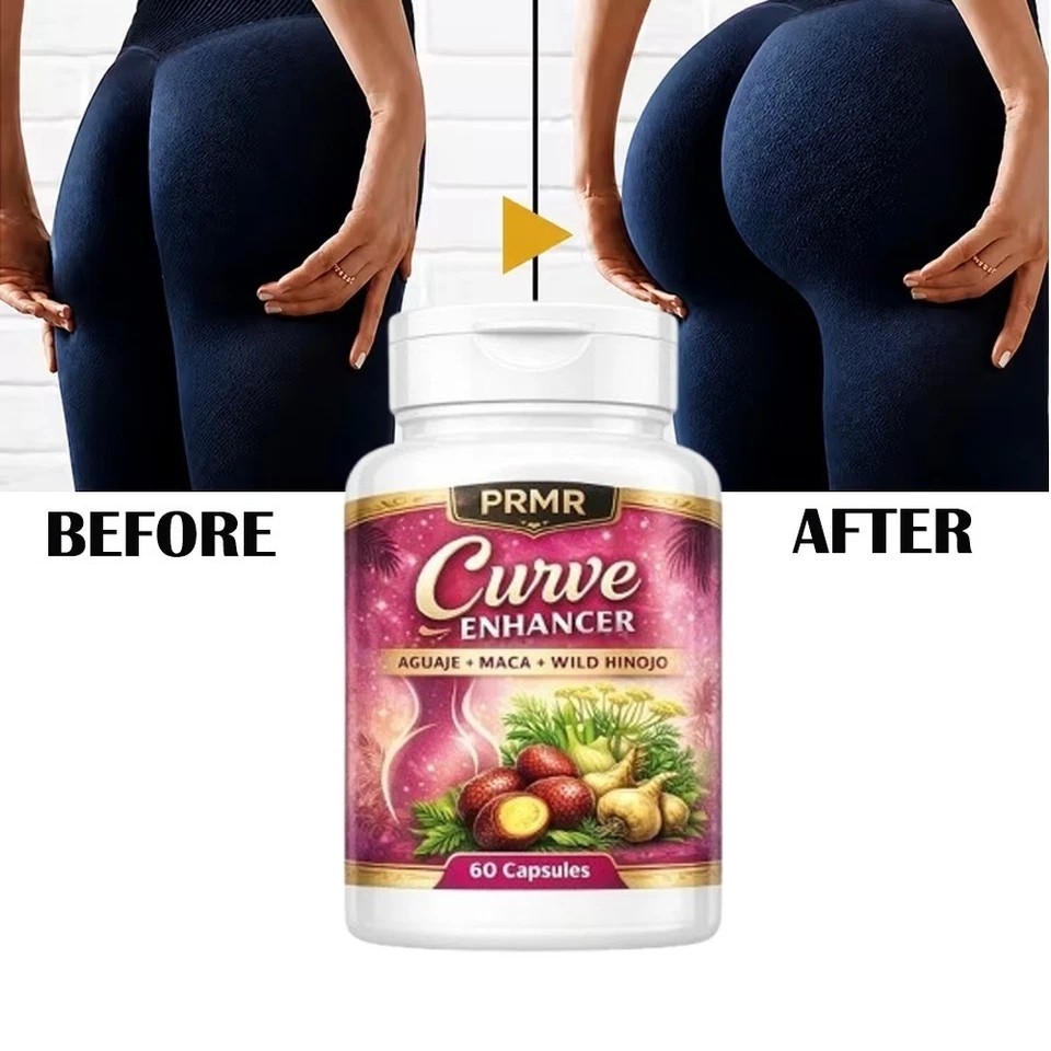 Aguaje + Black Maca + Fenugreek – Natural Glute, Hip & Curve Enhancer – 60 Caps