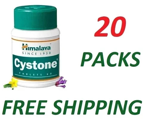 Himalaya Herbal Cystone Tablets For Kidney Health 20 Box 60 Tabs FREE SHIP 2028