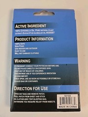 Insect Repelling Patch – 100% Citronella Oil, Pure Natural Plant Extract – Set 4