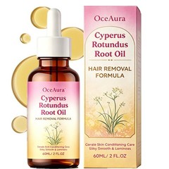 2PCS Cyperus Rotundus Oil, Natural Hair Removal Formula, 60mlX2 Hair Removal
