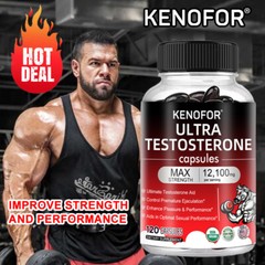 120 Capsules Testosteroa booster 12,100 mg, enhancing muscle explosive power