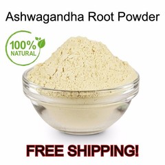 Ashwagandha Powder (Indian Ginseng) – 100% Pure Raw Natural Organic Non-GMO Bulk