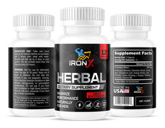 IronX Fast Acting Male Performance Enhancement 24 Pills (Red Extreme)- 2 Bottles