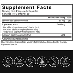 “Force Factor Maca Max, Maca Root Capsules to Maximize Vitality & -⭐️⭐️⭐️⭐ “