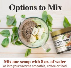 Mushroom Extract Powder – 11 in 1 Complex Mushroom Supplement with Organic Lions