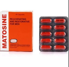Pack of 2 X Hamdard Matosine Capsule 60 caps for sexual weakness D199