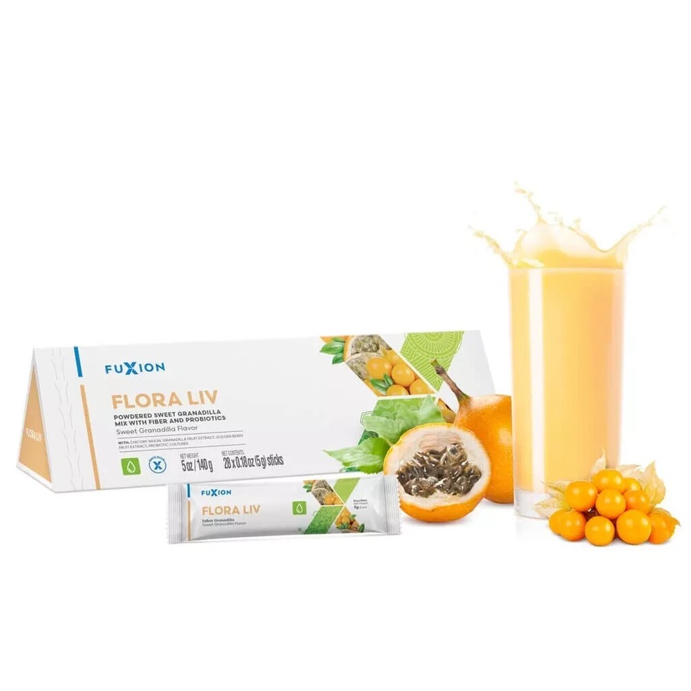 Fuxion Flora Liv-Probiotics 10 Billion-MultiVitamin-28 Sticks-Free Shipping!!!