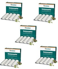 Himalaya Immusante 20 Tablets x5 | Exp 03/2026 | Herbal Immune Boost | FREE SHIP