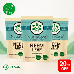 NEEM LEAF 5500mg Capsules, (2%Azadirachtin) 100% Organic-Detox Immune Support
