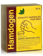 Hamdard HAMDOGEN Vitality 50 Capsules for Men’s Wellness Herbal Unani