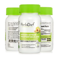 Avocado Soybean Unsaponifiables ASU 35% Phytosterols 240 Capsules Osteaarthritis