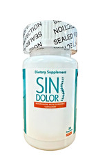 SIN DOLOR 2 BOTTLES 60 CAPSULES JOINT SUPPORT ANTIRHEUMATIC ANTIINFLAMMATORY