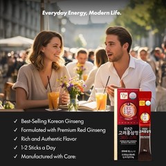 Korean Ginseng Extract Sticks 13 Ingredient Blend