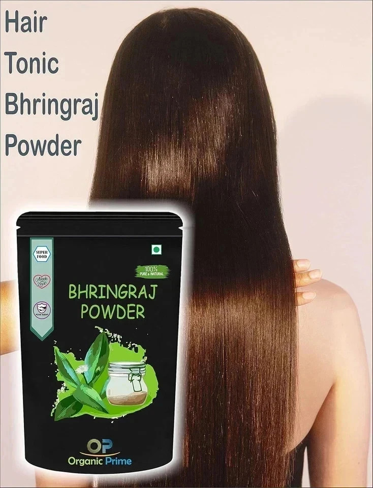 Bhringraj Powder (Eclipta Alba) Healthy Hair Growth Organic Prime Pure & Natural