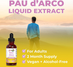 MARYRUTH’S Organics PAU D’Arco Herbal Blend | Reishi Mushroom | Echinacea Angust