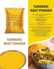 Turmeric Root Powder Pure Curcuma longa Spice Cúrcuma Natural Yellow Turmeric