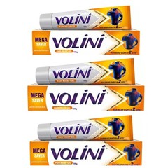 3 X Volini Gel for Pain Relief GEL (Pack of 3 X 100 gm Each) Long Expiry