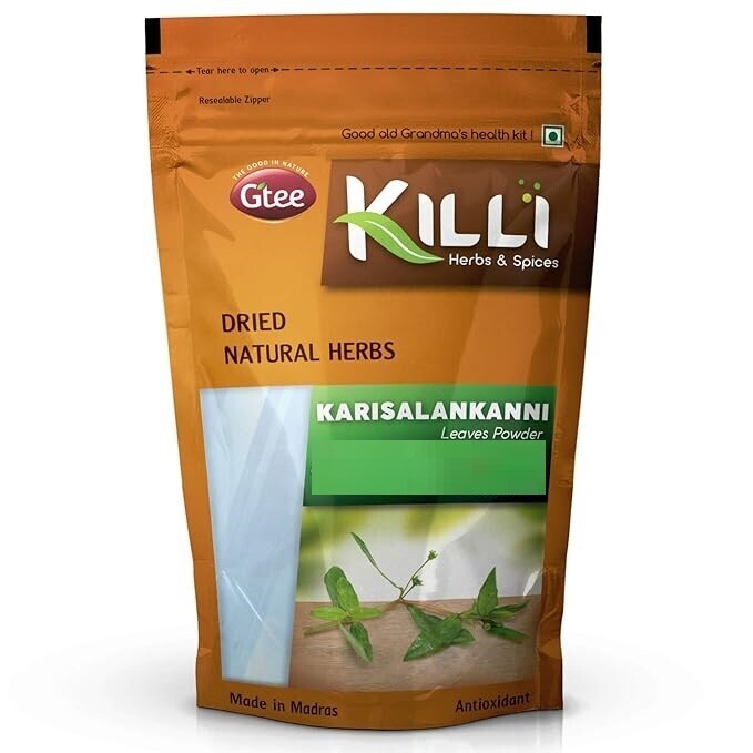 KILLI Bhringraj | Karisalankanni | Eclipta alba | False daisy Leaves Powder 100g