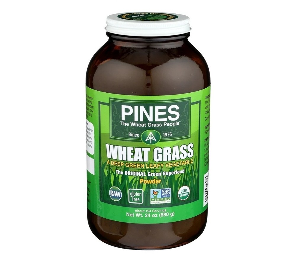 Pines Organic Wheat Grass Powder, 24 oz. 194 Servings. FREE SHIPPING!