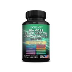 Seaweed, Black Seed Oil, Ashwagandh, and Ginger 19,445 Mg Per Serving