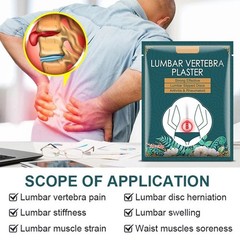 12pc Lumbar Vertebra Plaster Back Waist Sticker Joint Pain Relief Patches