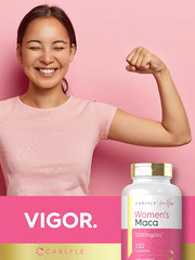 Maca Root Capsules for Women 3200Mg | 150 Count | Non-Gmo, Gluten Free Supplemen