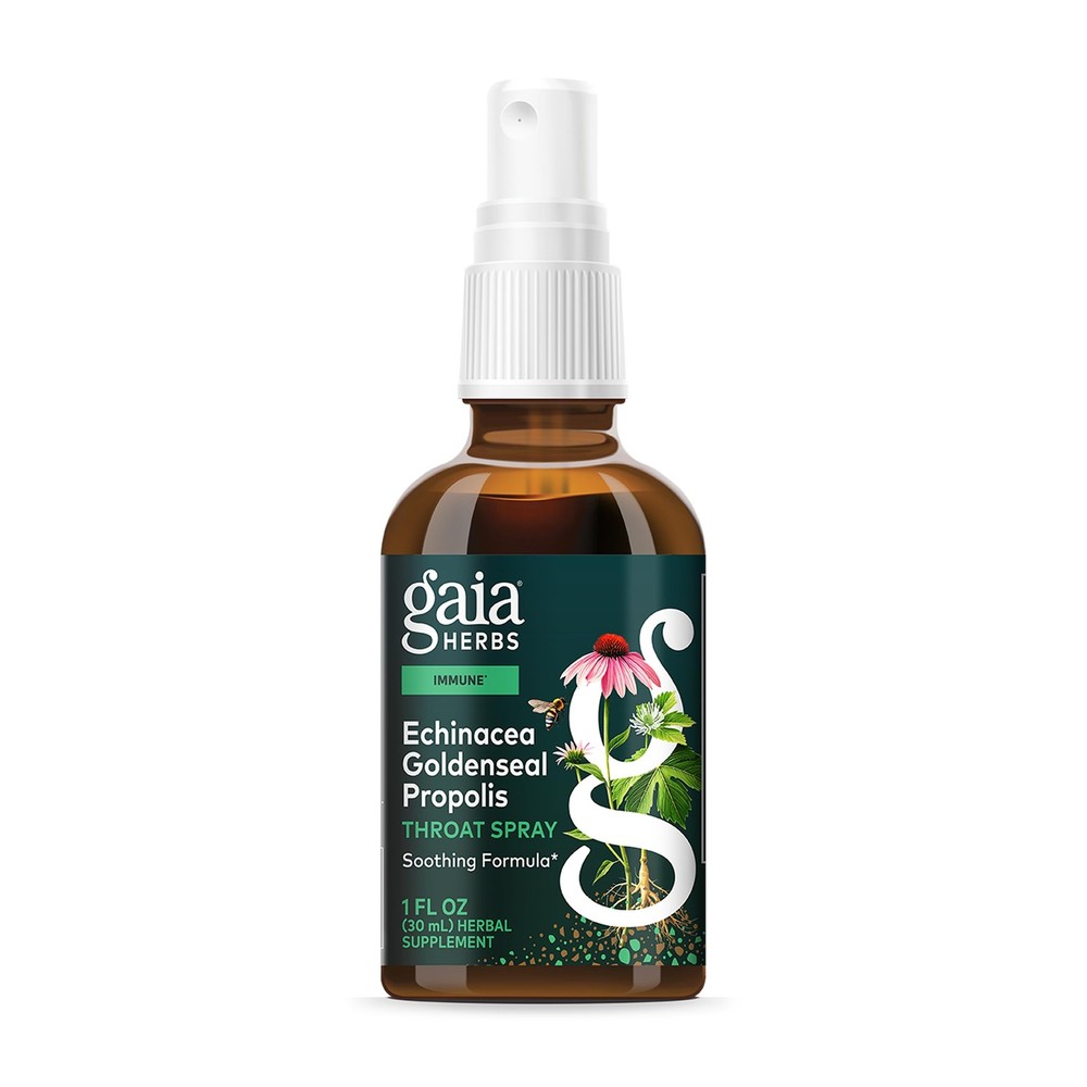Echinacea Goldenseal Propolis Throat Spray – with Herbs Traditionally Used fo…