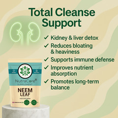 NEEM LEAF 5500mg Capsules, (2%Azadirachtin) 100% Organic-Detox Immune Support