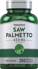 Saw Palmetto 450 mg, 250 Quick Release Capsules