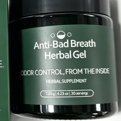 Anti-Bad Breath Herbal Gel Supplement, Odor Control from The Inside 120g