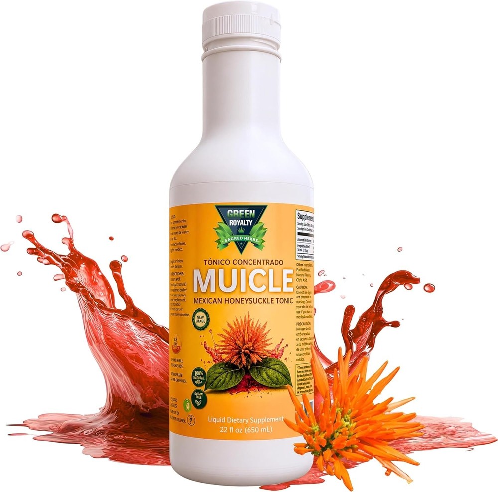 GREEN ROYALTY Muicle Concentrated Tonic 650 | Traditional Mexican Honeysuckle